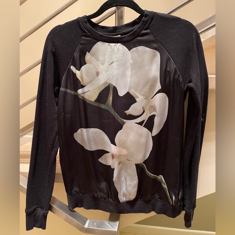 Altars Floral Black top